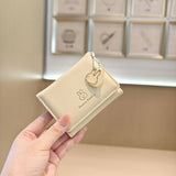 Cute Bunny Print Candy Color Trifold Wallet_Cwab06222