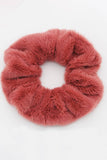 FLUFFY PLEATED SCRUNCHIE HAIR TIE_CWAHA0188