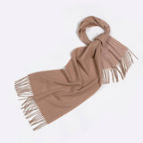 100% WOOL DOUBLE SIDED SCARF WARM UNISEX SHAWL_CWASC2306