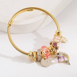LUXURY BEADED BRACELET WITH DOLPHIN CHARM_CWMM8615