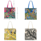 CUTE GIRAFFE PRINT CANVAS SHOULDER BAG_CWAB5125