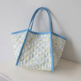 Quilted Canvas Tote BagFRESH & Cute_Cwab5602