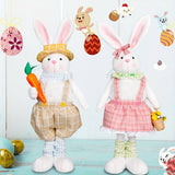 EASTER LONG LEGGED RETRACTABLE LEG BUNNY ORNAMENT_CWMM3482