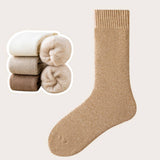 THERMAL FLEECE LINED CREW SOCKS FOR WOMEN WINTER_CWMS0282