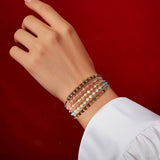 RICE BEAD HAND WOVEN BEADED BRACELET_CWMM3802