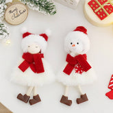 INS CUTE SNOWMAN SANTA DOLL CHRISTMAS DECOR_CWAJE05404