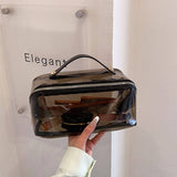 NEW HIGH END SIMPLE TRANSPARENT COSMETIC BAG_CWAB4464