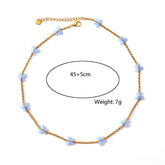 MINIMALIST 18K STEEL BUTTERFLY OCEAN PENDANT_CWMM8821