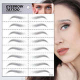 6D WATERPROOF EYEBROW TATTOO STICKERS REALISTIC_CWMM8264