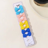 KIDS BOW HAIR CLIPS WITH NECK BOW DESIGN_CWAHA6727