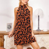 Strapless Halter Halter Spotted Halter Dress