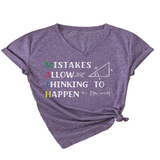 Wome V-Neck Graphic Tee Summ Casual Fit_Cwtts1487