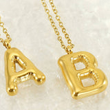 18K GOLD 26 LETTER PENDANT NECKLACE_CWAJE0676