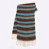 RAINBOW COLORBLOCK SCARF WARM COZY WINTER WRAP_CWASC2351