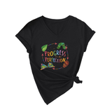 SLIM FIT WOMEN S TEE PROGRESS OVER PERFECTION _CWTTSL0501