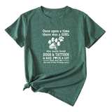 Womens Casual Tee Letter Graphic Print