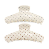 MESH RHINESTONE HAIR CLAW LARGE SHARK CLIP_CWAHA4330