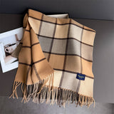 Vintage Soft Cashmere Feel Tassel Winter Scarf_Cwasc03236