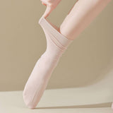 Women Leisure Solid Color Pile Socks_Cwms0288