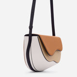 Semi-Circular Contrasting Shoulder Crossbody Bag_Cwab1931
