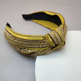 BRAIDED WIDE BAND NON SLIP BOHEMIAN HEADBAND_CWAHA2603