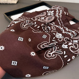 Paisley Herringbone Linen Feel Silk Scarf_Cwasc03310