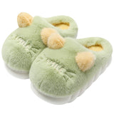 CUTE CAT ANIMAL WARM HOUSE SLIPPERS FUZZY SLIPPER_CWSHS0311
