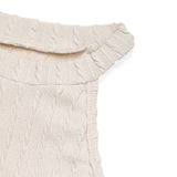 Solid Tassel Halter Knit Tank Top For Vacation