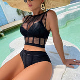 Women Mesh Lingerie Set Sexy Fishnet Babydoll_Cwmm0256