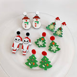 CARTOON STYLE FUNNY CHRISTMAS EARRINGS_CWAJE1829