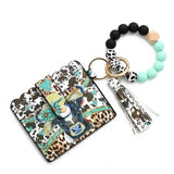 Western Style Cow Head Wallet With Silicone Beads_Cwab4993