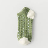 GREEN BOAT SOCKS BREATHABLE SUMMER COTTON SOCKS_CWMS0512