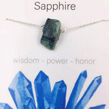 NATURAL CRYSTAL PENDANT NECKLACE WITH CARD_CWAJE1052
