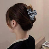 INK STYLE ACETATE HAIR CLAW SUMMER SQUARE CLIP_CWAHA2654