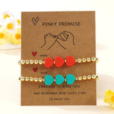 Valentines Day Heart Hand-Woven Bracelet_Cwmm3878