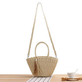 RETRO TASSEL CROSSBODY PASTORAL STYLE STRAW BAG_CWAB2103