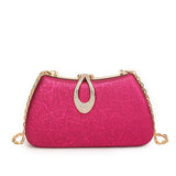 SHOULDER EVENING BAG CHAIN SQUARE BAG CLUTCH BAG_CWAB3253