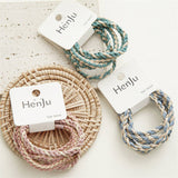 CANDY COLOR TWISTED HAIR TIES CUTE RUBBER BANDS CWAHA0339
