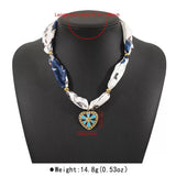 Gold Plated Stainless Steel Seashell Necklace_Cwaje05614