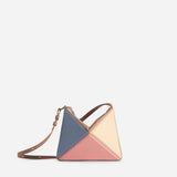 Triangular Rhombus Stitching Folding Shoulder Bag_Cwab1933