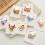 CANDY COLOR CUTE BOW CHILDRENS HAIR TIES_CWAHA1118