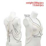 IMITATION PEARL HOLLOW TASSEL BODY CHAIN_CWAJE1128