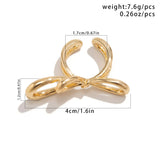 SIMPLE ASYMMETRICAL STATEMENT FRENCH RING_CWAJE1926