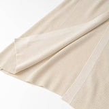 Solid Color Pendant Single-Breasted Sweater Dress