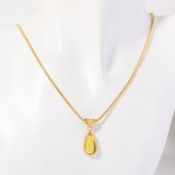 Fashionable Water Drop Blue Ocean Necklace_Cwaje05660