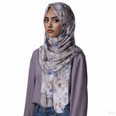 BREATHABLE THIN PEARL CHIFFON PRINTED HEADSCARF_CWASC2445