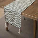 GEOMETRIC TASSEL VERSATILE TABLE RUNNER_CWMM1020