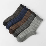 5 PAIRS OF CASUAL THICK COTTON SOCKS_CWMS0682