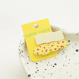 NEW WAVY PLAID HAIR CLIP SET OF 2_CWAHA1029