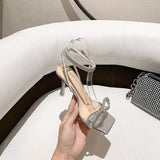 BOW AND SQUARE TOE HEELS SANDALS_CWSHH0029